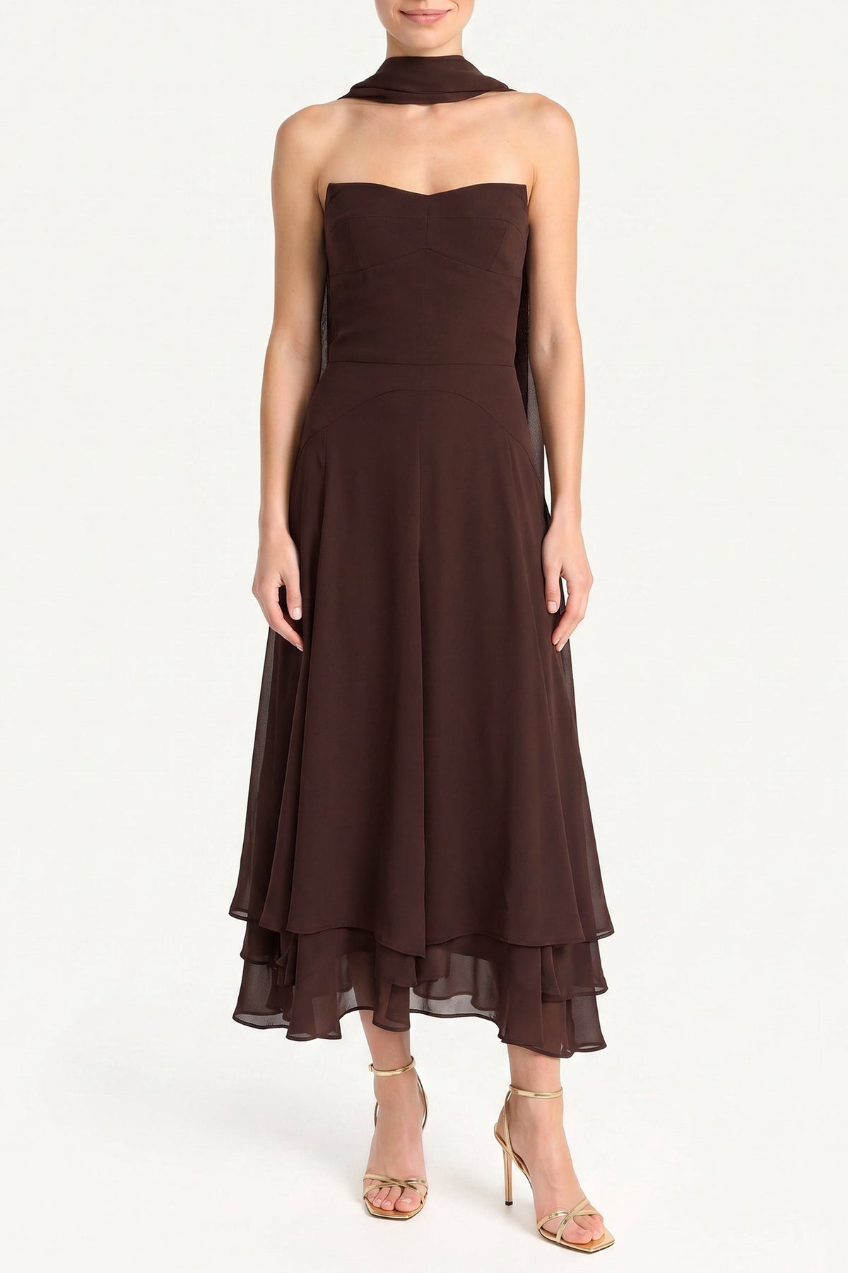 Monterey Dress With Scarf