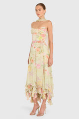 Monterey Dress With Scarf in Whistledown