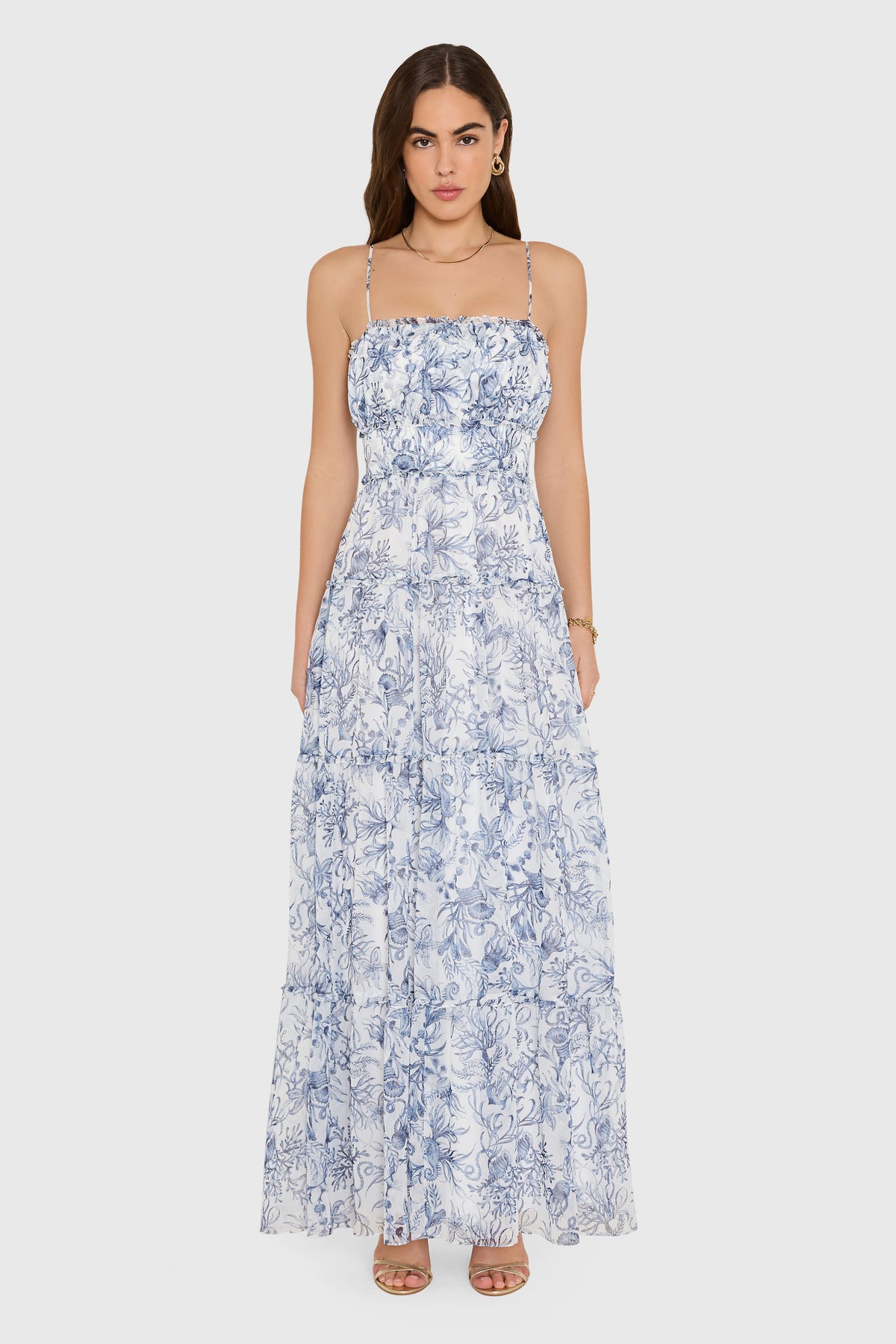 Willow Maxi Dress in Deep Sea