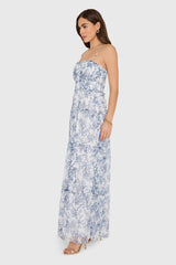Willow Maxi Dress in Deep Sea