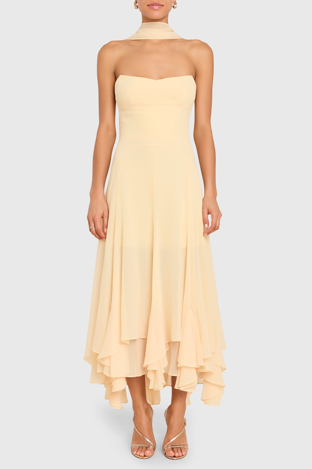Monterey Dress With Scarf