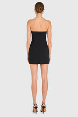 Strapless Puzzle Mini Dress