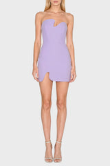 Strapless Puzzle Mini Dress