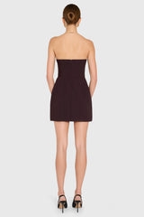 Strapless Puzzle Mini Dress