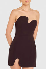 Strapless Puzzle Mini Dress