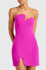 Strapless Puzzle Mini Dress