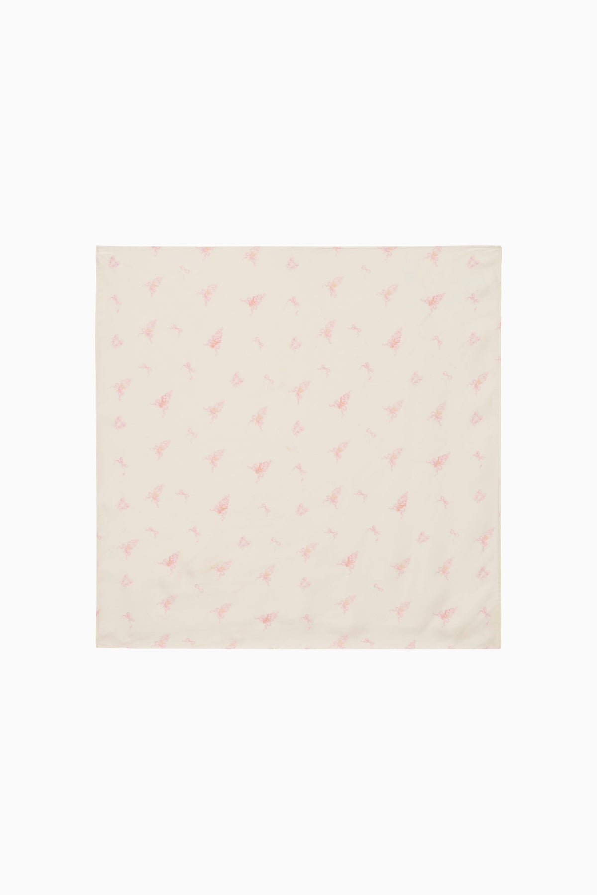 Clem Printed Cotton Head Scarf - PINK ICING