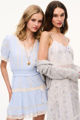 Devella Cotton Victorian Mini Dress