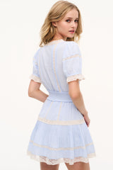 Devella Cotton Victorian Mini Dress
