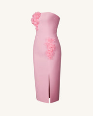 Petal Perfection Cocktail Dress - Pink