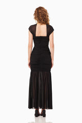 Capra Maxi Dress In Black