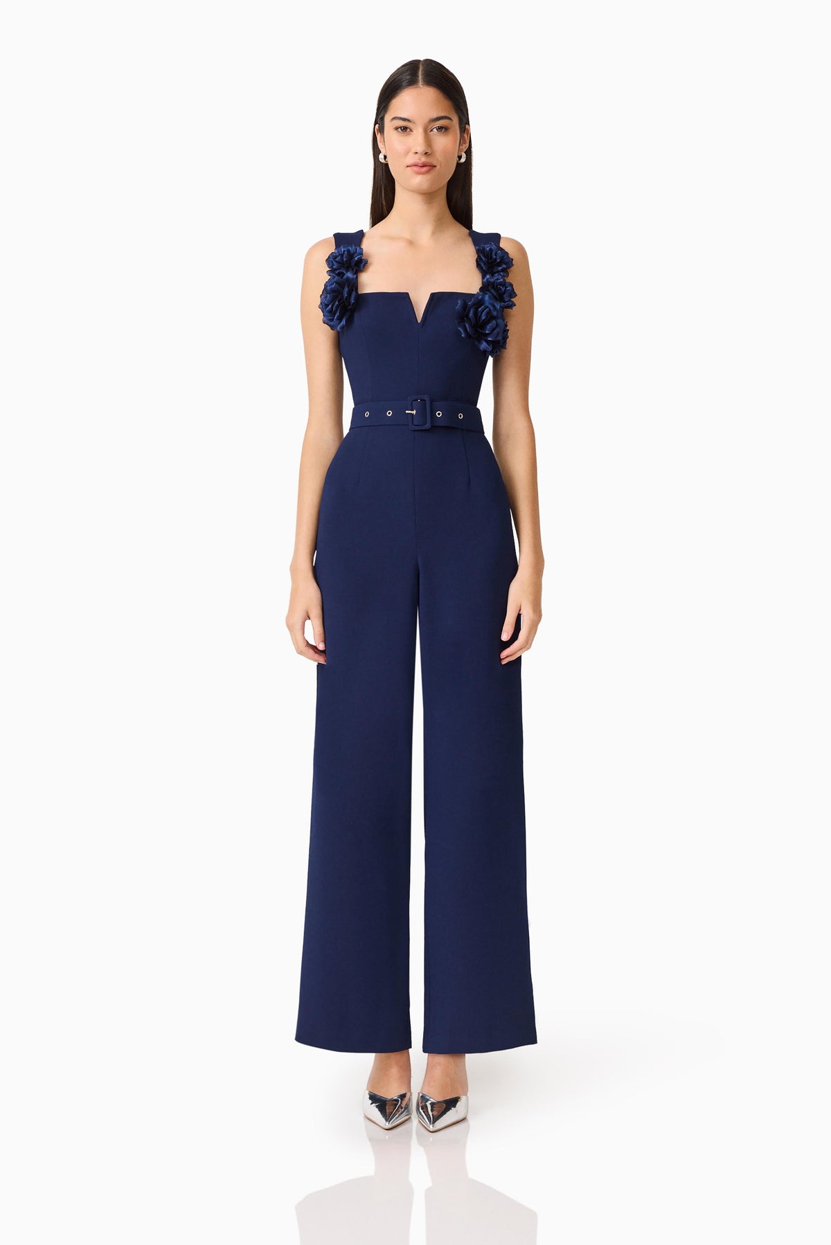 Leonara Sleeveless Jumpsuit in Deep Navy