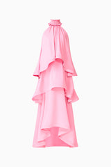 Calista Tiered Gown in Pink