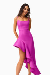 Beatrix Asymmetrical Gown in Purple