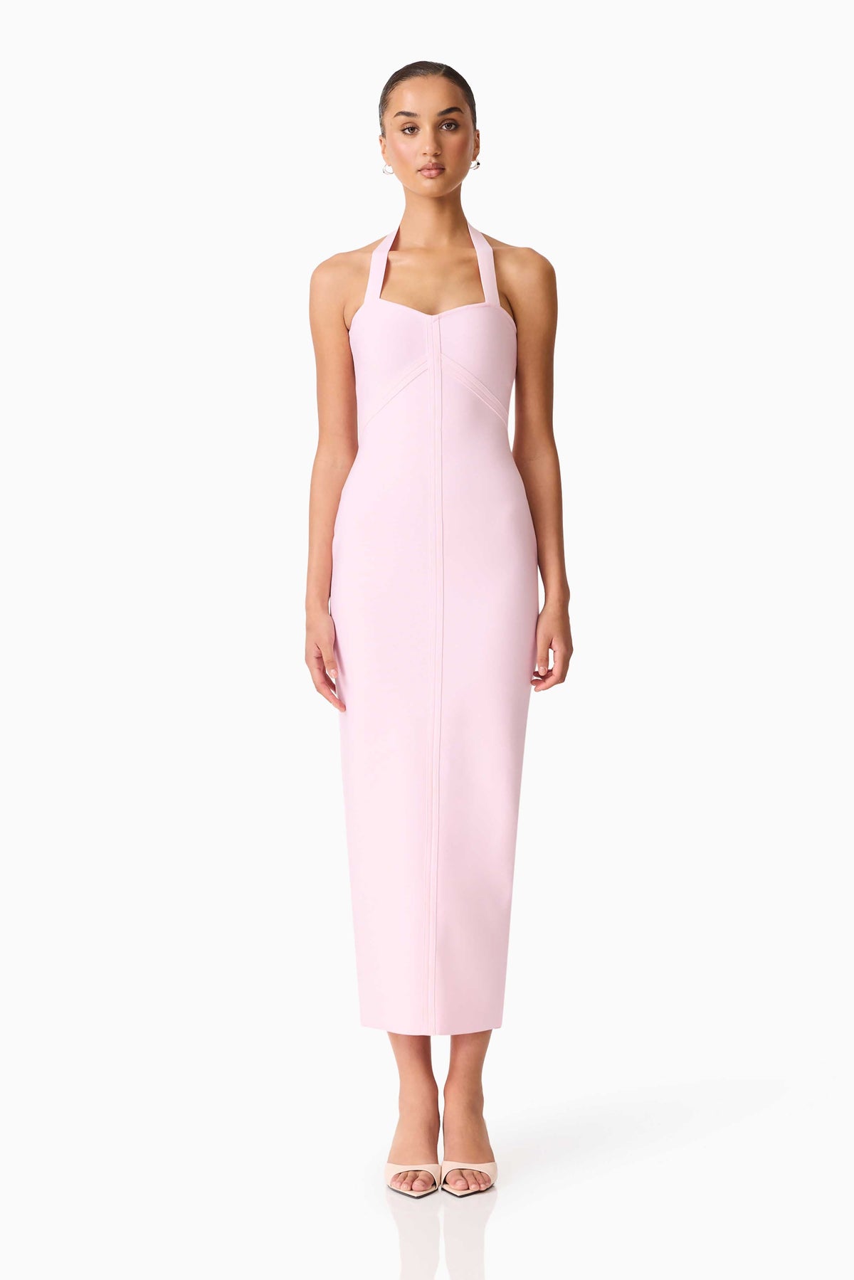 Marla Halter Gown in Pink
