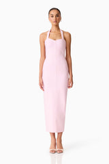 Marla Halter Gown in Pink