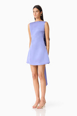 Jacinta Shift Mini Dress in Blue