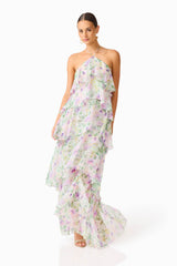Mirabelle Cocktail Maxi Dress in Floral