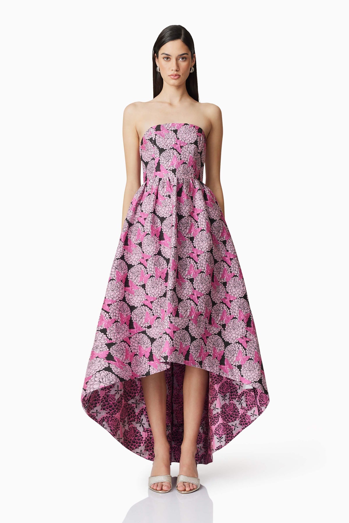 Aimee Strapless Gown in Pink