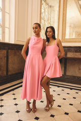 Risa Mini Dress in Bubblegum Pink