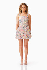 Aviva Party Mini Dress in Pink