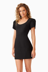 Kourtney Puff Sleeve Mini Dress