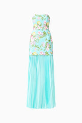 Emmeline Sequin Gown in Mint Green