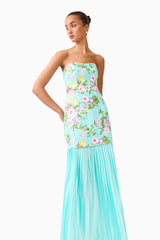 Emmeline Sequin Gown in Mint Green