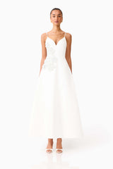 Stella A-Line Gown in White