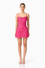 Claudia Party Dress in Pink