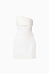 Sydney Strapless Mini Dress in White