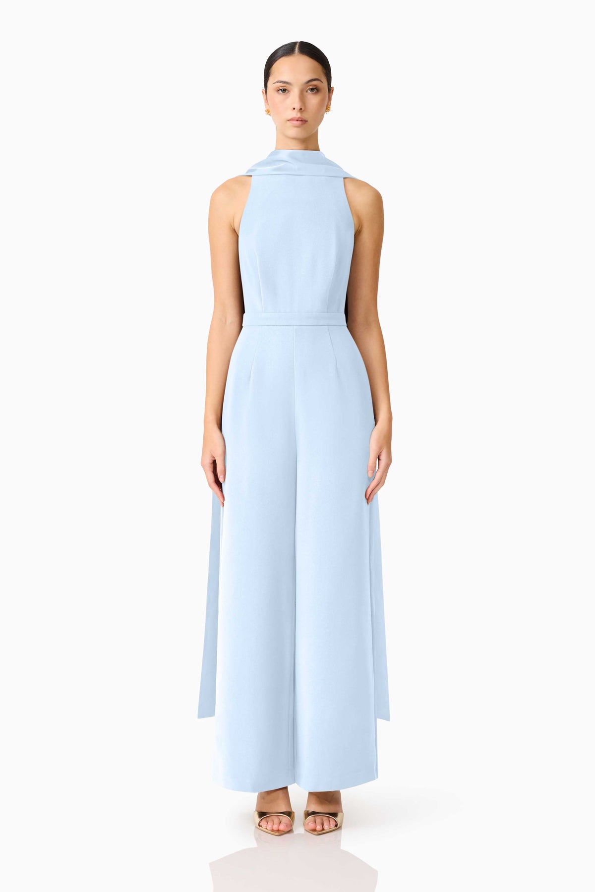 Anaya Wide Leg Jumpsuit in Blue