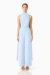 Anaya Wide Leg Jumpsuit in Blue