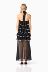 Melissa Halter Maxi Dress in Black