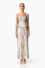 Athea Sequin Gown in Floral