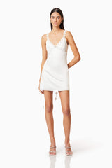 Clarissa Mini Dress In White