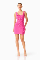 Ilaria Party Mini Dress in Pink