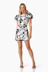 Selene Floral Set In Black