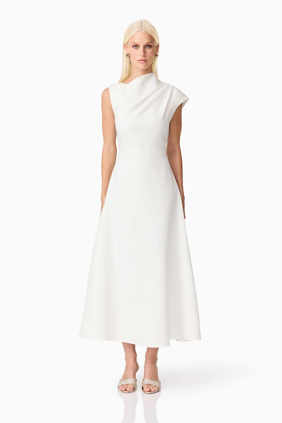 Rafaela Midi Dress in White