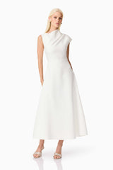Rafaela Midi Dress in White