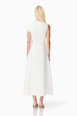 Rafaela Midi Dress in White