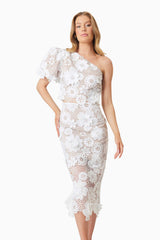Autumn Two Piece Set In White