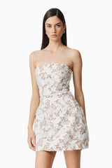 Vonni Party Mini Dress in White