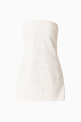 Edelie Strapless Mini Dress in White