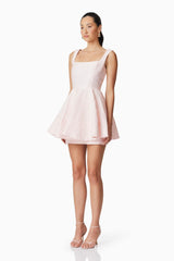 Deanna Mini Dress in Pink
