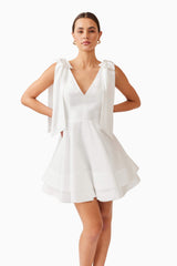 Kalani Mini Dress in White