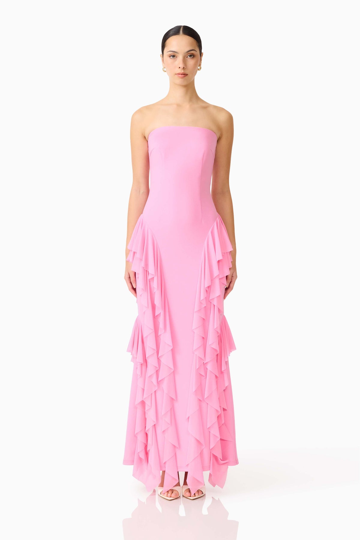 Amelina Strapless Gown in Pink