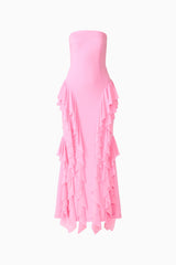 Amelina Strapless Gown in Pink