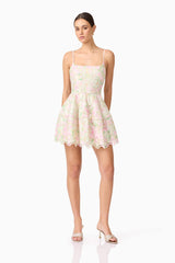 Indria Mini Dress in Floral