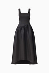 Ruelle A-Line Maxi Dress in Black